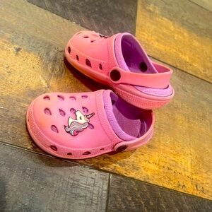 Pink/purple Toddler Crocs